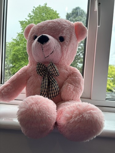 Big pink teddy bear - pink,