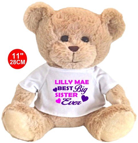 Personalised teddy bear beige - bear,