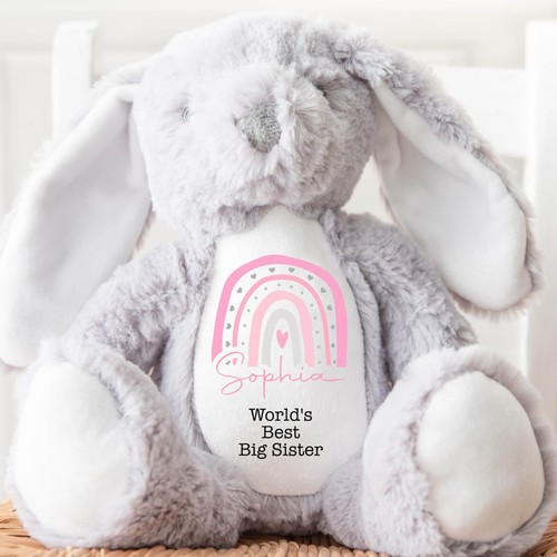 Personalised big sister teddy - personalised,