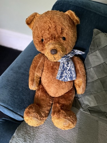 Big old cinnamon teddy - big, bear