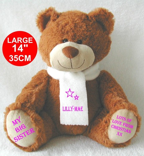 Personalised teddy bear - teddy, brown