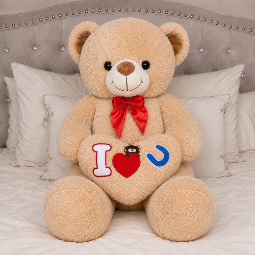 Giant 85cm teddy - teddy, plush