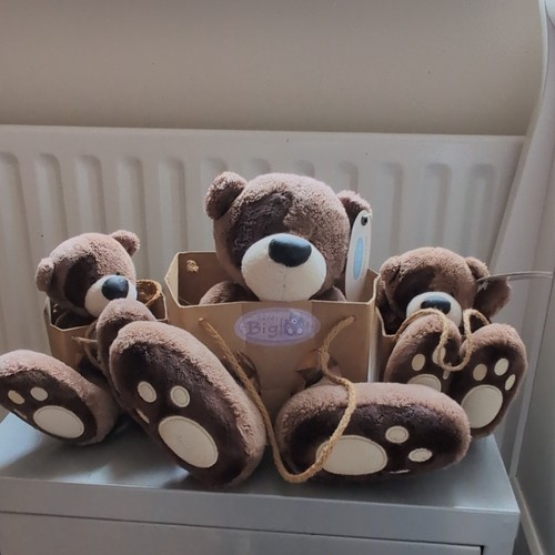 Teddy big brown cream - big, f👣t